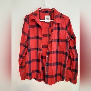 So Perfect Shirt large plaid button up